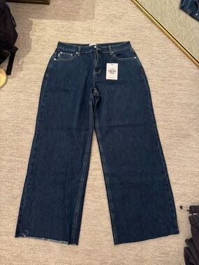 Princess Polly Indigo Wide Leg Jeans